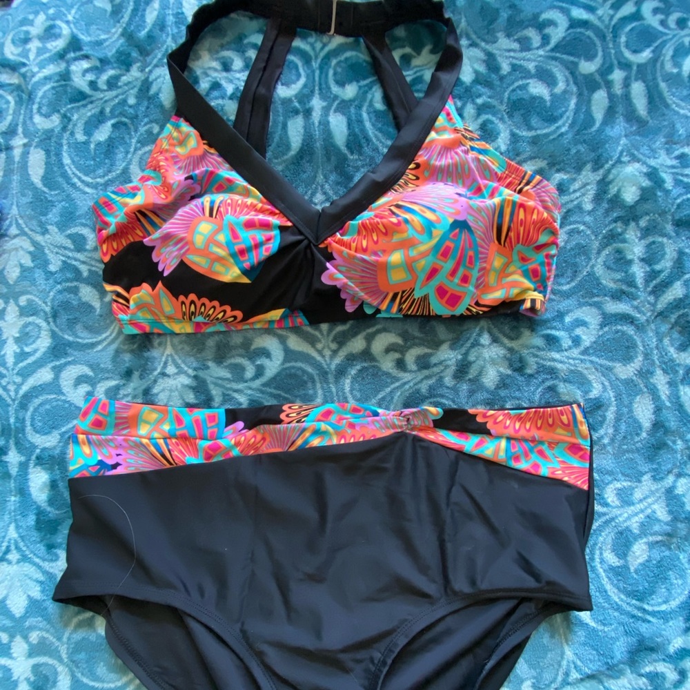 Two piece bathing suit